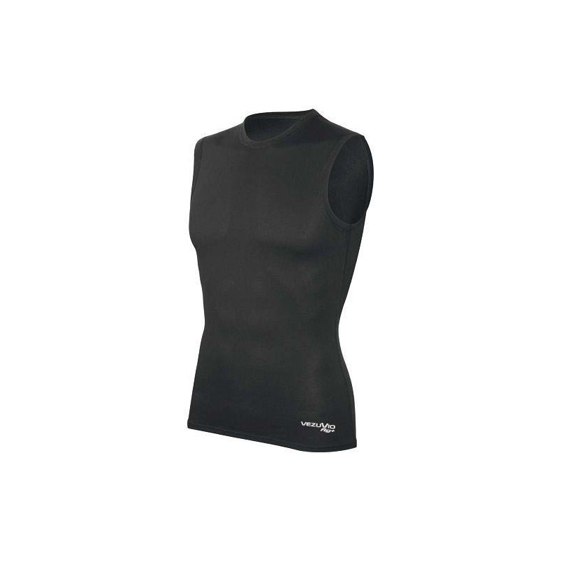 Men's sleeveless shirt Q-Skin black Men's sleeveless shirt Q-Skin black